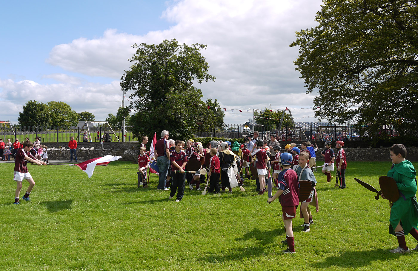 All-Ireland Hurling Final 'Up for the Match' from Athenry Slide background
